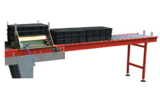 Da Ros Stainless Roller Conveyor 2m